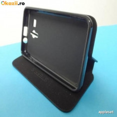 Husa HTC ONE M8 MINI Flip Case Slim Black foto