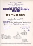 Bnk fil Diploma Expo fil 50 ani activitate filatelica in Ploiesti