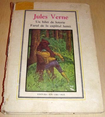 Un bilet de loterie / Farul de la capatul lumii - Jules Verne / nr.9 foto