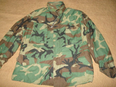 Geaca militara americana tip PARKA material doc (US Army, SUA, USA) camuflaj foto