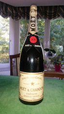 Sampanie de colectie Moet &amp;amp; Chandon brut imperial Magnum-3 litri-1980 foto