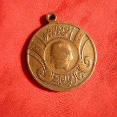 Medalie veche din bronz - Siria , d= 3,5 cm