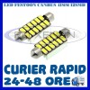 BEC AUTO LED LEDURI SOFIT FESTOON C5W C10W 41 mm 12 SMD 5730 CANBUS FARA EROARE, Universal