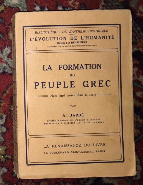 La formation du peuple grec / par A. Jarde
