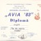 bnk fil Diploma Expozitia filatelica Avia 83 Deveselu