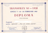 Bnk fil Diploma Expo fil Transfilex 83 Iasi