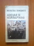 D3 Adevar si metafora - Mircea Ionescu, 1988