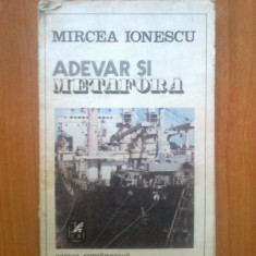 d3 Adevar si metafora - Mircea Ionescu