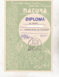 Bnk fil Diploma Expozitia filatelica Natura Timisoara 1994