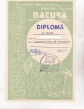 bnk fil Diploma Expozitia filatelica Natura Timisoara 1994