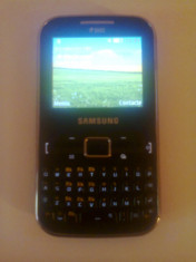 Samsung Chat Ch@t 322 Duos Negru impecabil dual sim foto