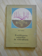 GH. CONDEI--FERTILIZAREA SOLURILOR IN VITICULTURA foto