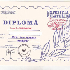 bnk fil Diploma Expo fil 75 ani zbor A Vlaicu in Lugoj 1987