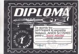bnk fil Diploma Expozitia filatelica Sinaia 1987
