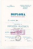 bnk fil Diploma Expozitia filatelica Aniversari 83 Targoviste