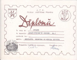 Bnk fil Diploma Expozitia filatelica Sport-Turism `85 Busteni