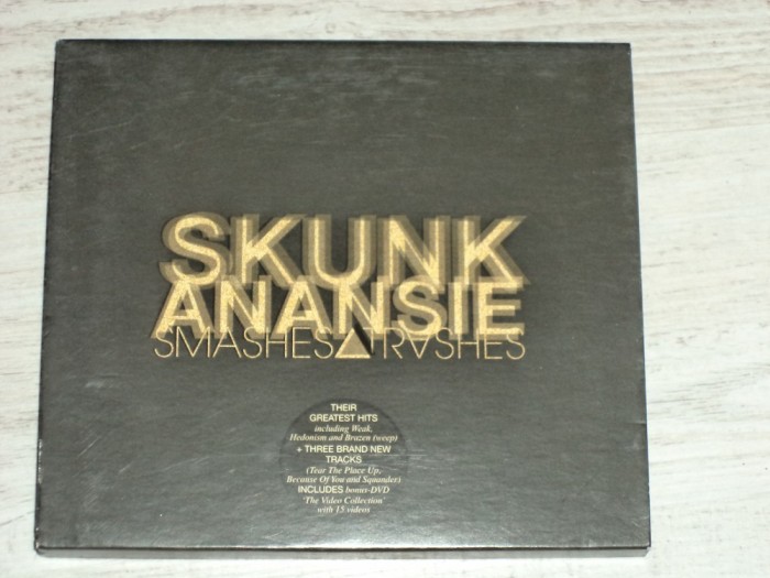 CD+DVD original Skunk Anansie - Smashes and Thrashes foto mare CD+DVD original Skunk Anansie - Smashes and Thrashes foto mare