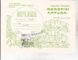 Bnk fil Diploma Expozitia filatelica Ocrotiti natura Busteni 1986