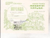 bnk fil Diploma Expozitia filatelica Ocrotiti natura Busteni 1986