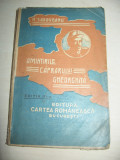 AMINTIRILE CAPRARULUI GHEORGHITA- MIHAIL SADOVEANU, CCA 1920, BROSATA