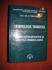 Criminologie teoretica - Tudor Amza foto