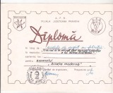 Bnk fil Diploma Expozitia filatelica Mircea Zorileanu Ploiesti 1985