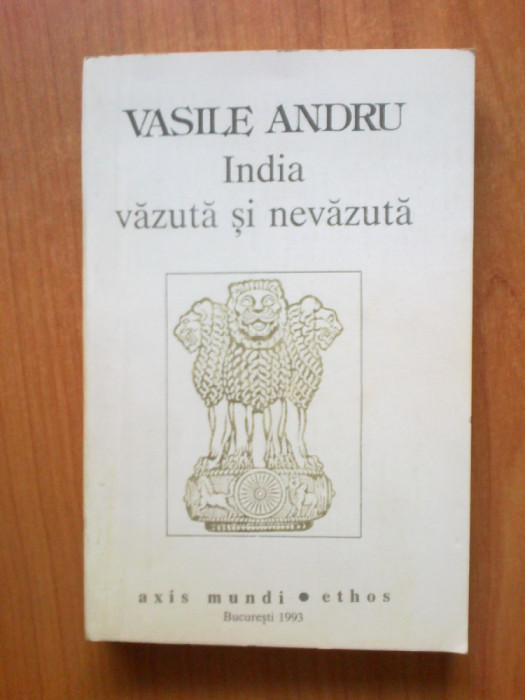 h1a India vazuta si nevazuta - Vasile Andru