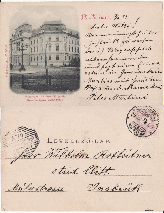 Oradea -Palatul de Justitie- clasica