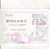 bnk fil Diploma Expo fil 50 de ani de zbor civil Timisoara 1985