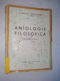 Antologie filosofica N. Bagdasar - 1943