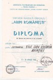 bnk fil Diploma Expozitia filatelica Aripi romanesti Buzau 1986