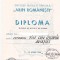 bnk fil Diploma Expozitia filatelica Aripi romanesti Buzau 1986