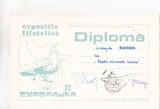bnk fil Diploma Expozitia filatelica Expofauna 83 Timisoara