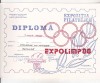 Bnk fil Diploma Expozitia filatelica Expolimp Timisoara 1988