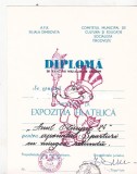 Bnk fil Diploma Expozitia filatelica Anul olimpic 84 Targoviste (2)