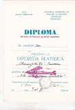 bnk fil Diploma Expozitia filatelica Aeromfila 83 Pucioasa