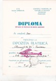 Bnk fil Diploma Expozitia filatelica Aeromfila 83 Pucioasa