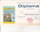 Bnk fil Diploma Expozitia filatelica ExpoFotbal 86 Timisoara