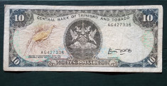 Trinidad Tobago 10 Dollars ND (1985) P#38a foto