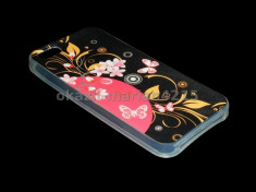 HUSA IPHONE 5 SILICON MODEL 72 TRIBAL FLOWER - CURIER GRATUIT foto