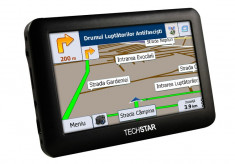 GPS Techstar Basic NAVIGATIE Auto TaxiTir Camion 4.3&amp;quot; 845Mz IGO Primo Full EU+RO foto