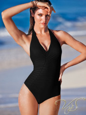 VICTORIA&amp;#039;S SECRET USA Swim Pintuck One Piece Monokini Costum baie M L Reducere foto