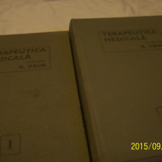 terapeutica medicala- r. paun -vol I + vol II - an 1982