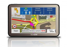 GPS Auto 5&amp;quot; TECHSTAR NView HD A7+ 845mhz 36GB TAXI TIR CAMION IGO 3D Full EU+RO foto