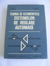 TEORIA SI ELEMENTELE SISTEMELOR DE REGLARE AUTOMATA - - D.Mihoc foto