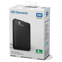 HARD EXTERN Western Digital PORTABIL NOU SIGILAT WD ELEMENTS 2TB USB 3.0 GARANTI foto