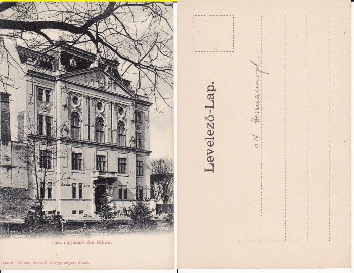 Sibiu, Hermannstadt - Casa Nationala- Rara, clasica Sibiu, Hermannstadt - Casa Nationala- Rara, clasica