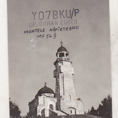 bnk cp Carte postala QSL YO7BKU/p Muntele Napirteanu