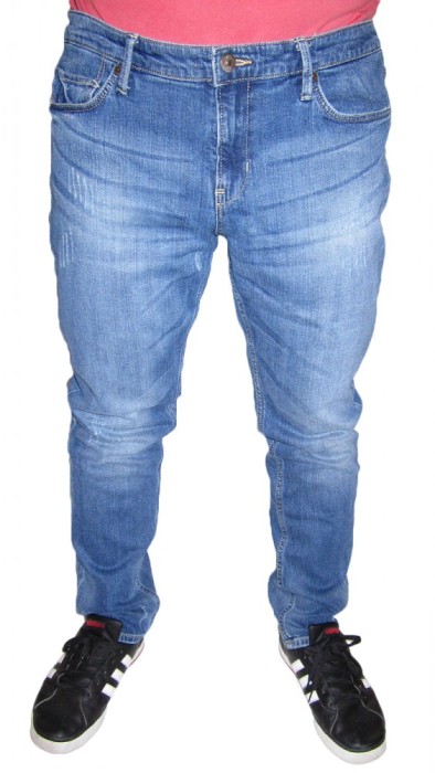 Blugi Conici L.O.G.G. BY H&M - (MARIME: 34) - Talie = 96 CM / Lungime = 101 CM foto mare Blugi Conici L.O.G.G. BY H&M - (MARIME: 34) - Talie = 96 CM / Lungime = 101 CM foto mare