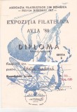bnk fil Diploma Expozitia filatelica Avia 89 Caracal